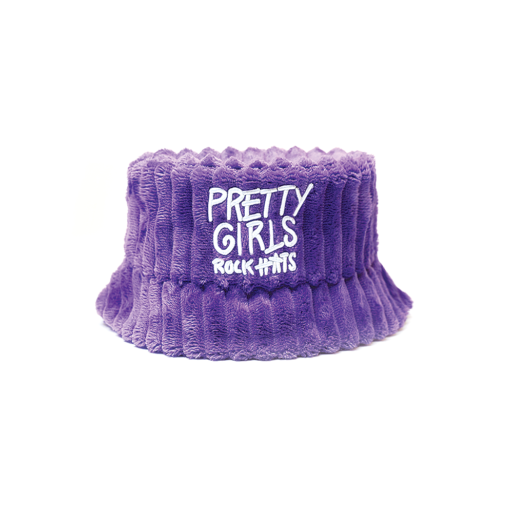 Purple (adult & kid size) “Pretty Girl” Bucket Hat