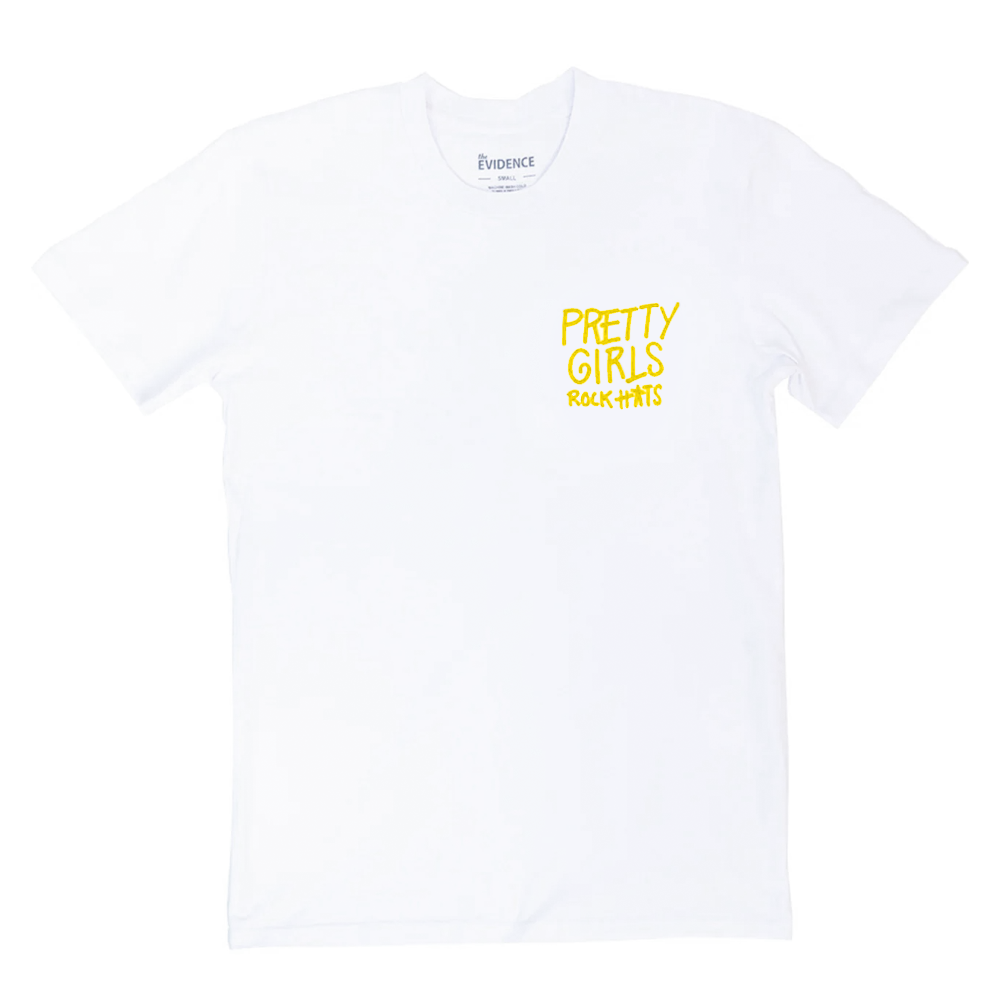 Yellow “Pretty Girls Rock Hats” T-Shirt (unisex size)