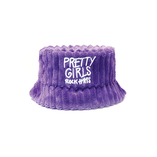 Purple  (adult & kid size) “Pretty Girl” Bucket Hat