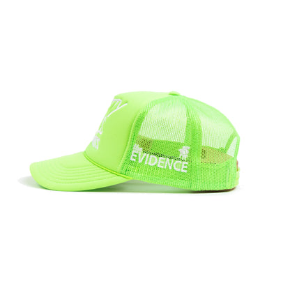 Neon Green "Pretty Girls Rock Hats" Trucker Hat